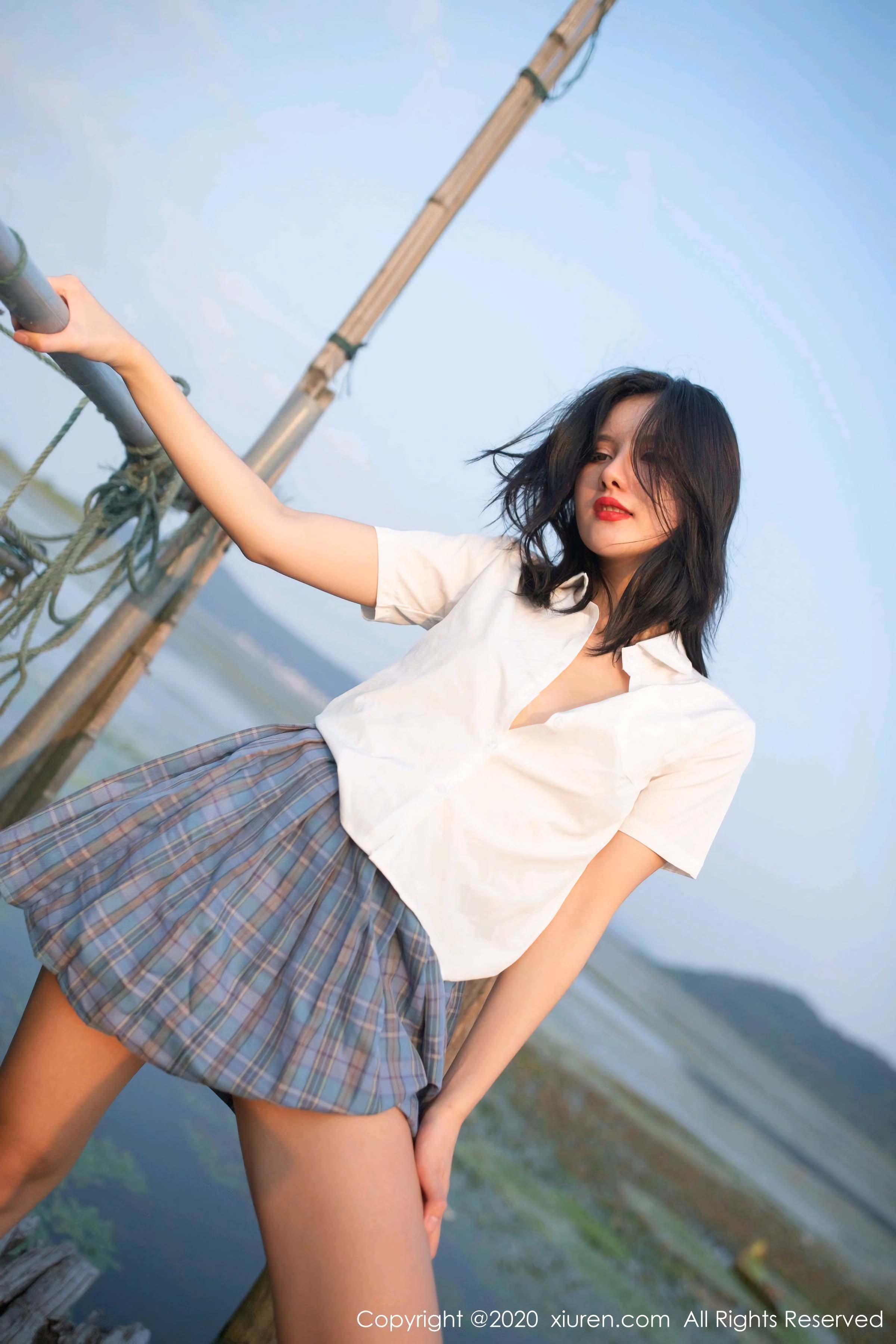 2020.09.14No.2558就是阿朱啊渔村主题写真插图6